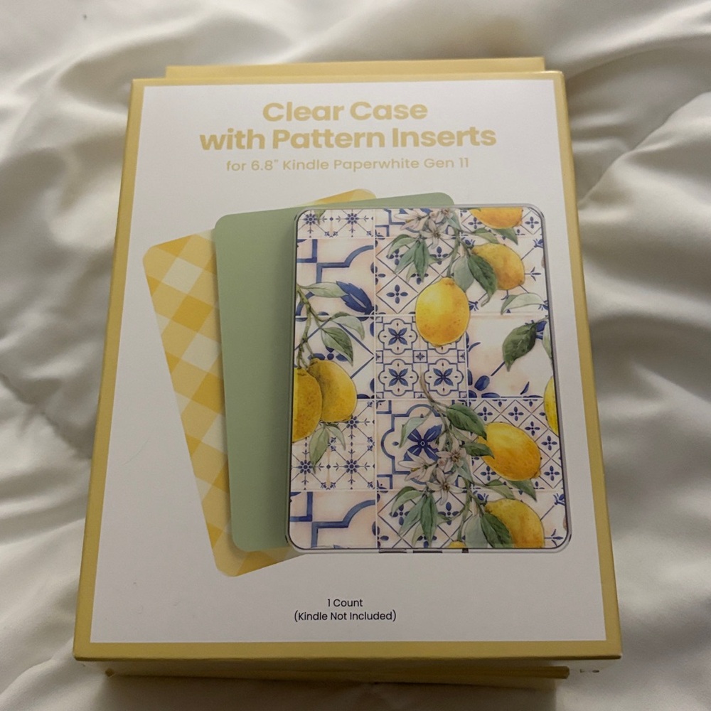 Kindle Clear Case With Inserts